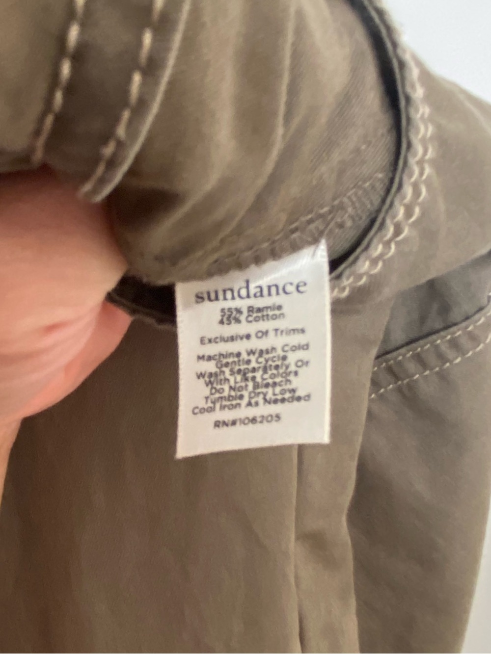 Sundance Olive Green Overalls Large - Picture 5 of 11